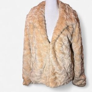 Abercrombie faux fur jacket